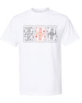 Cards Tee in White