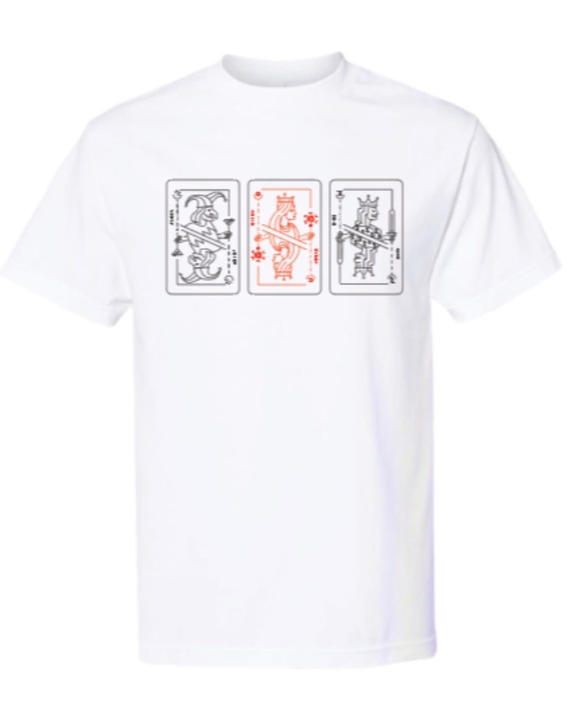 Cards Tee in White
