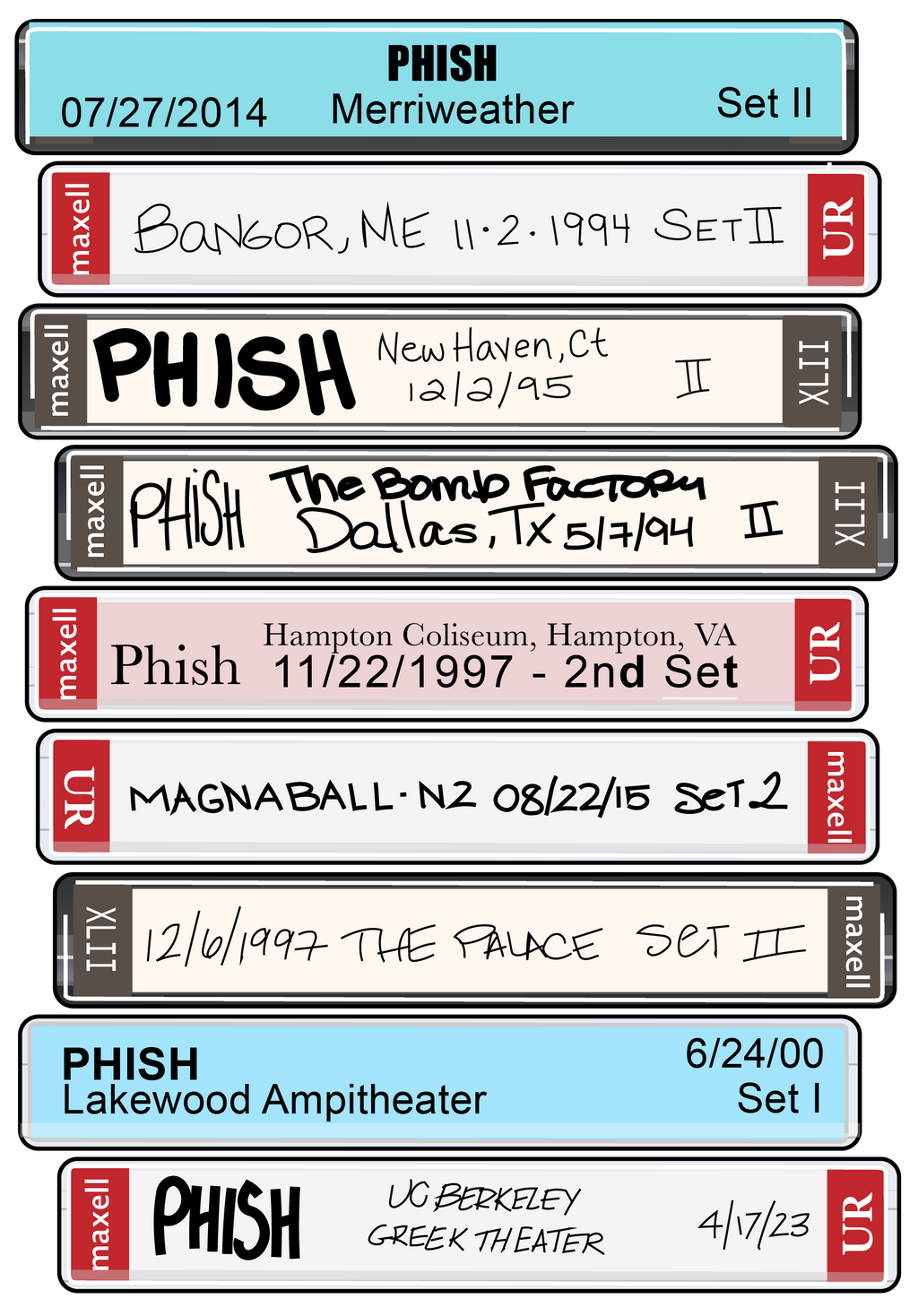 Phish Sticker - Best of Tweezer
