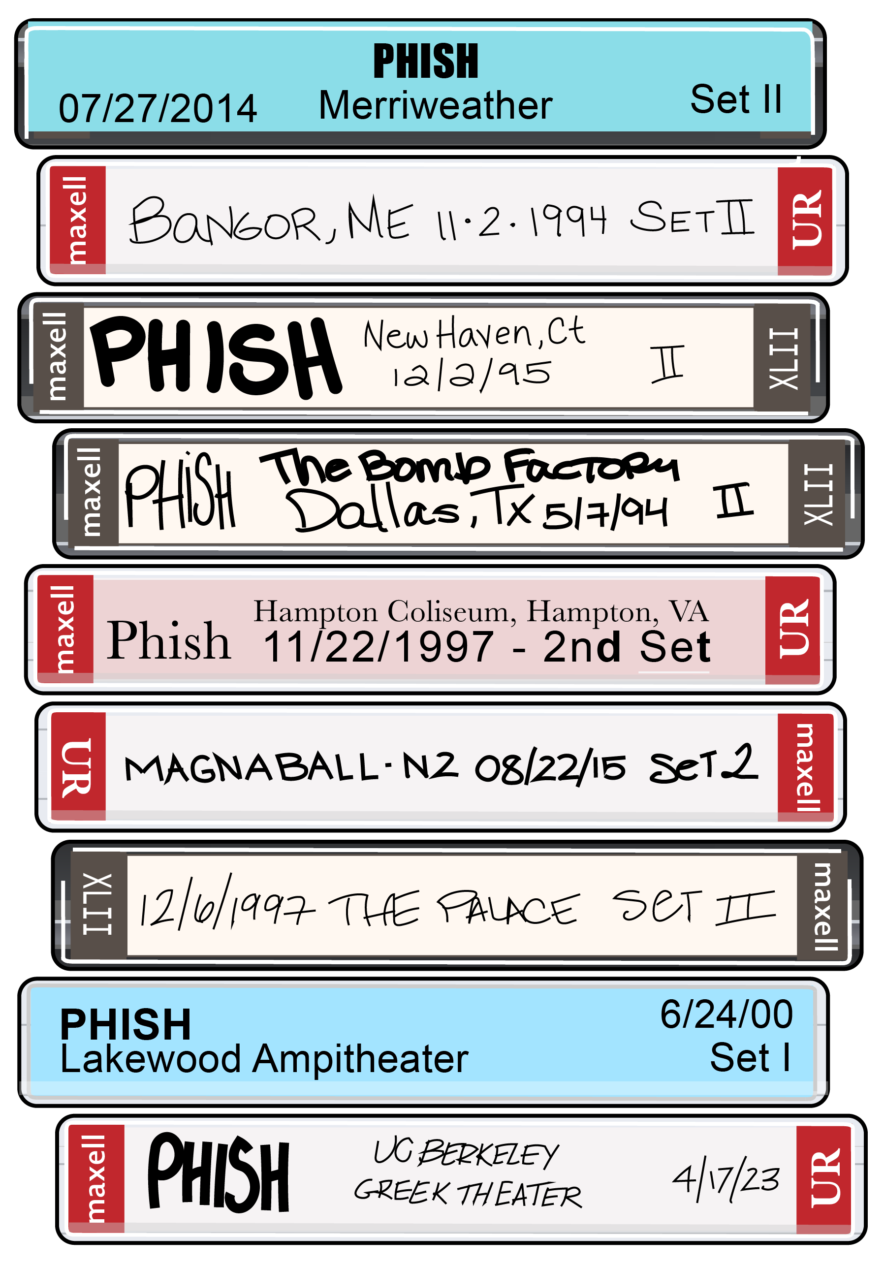 Phish Sticker - Best of Tweezer
