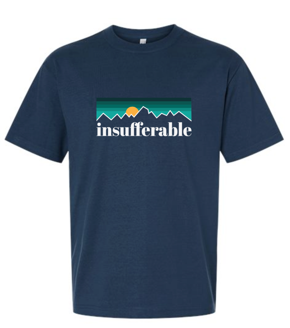 Insufferable - Unisex American Apparel Tee in Blue *Pre-Order*