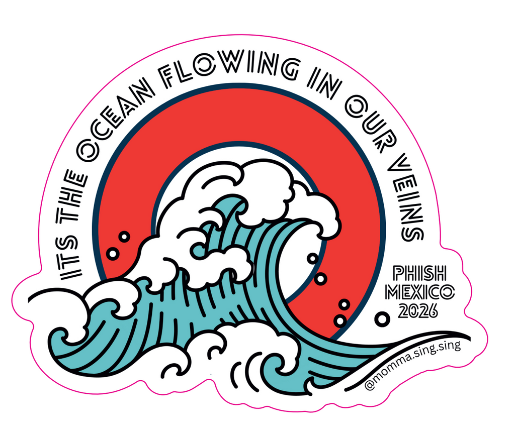 Phish Sticker - The Wedge Mexico 2026